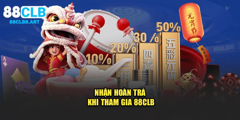 Nhận hoàn trả khi tham gia 88CLB